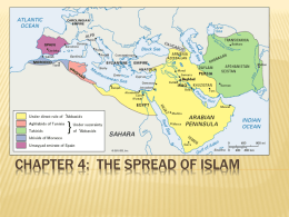 Chapter 4: the Spread of Islam