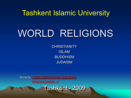 THE WORLD RELIGIONS