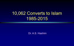 10062 Converts to Islam