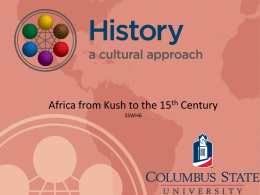 Africa from Kush to 15th Century