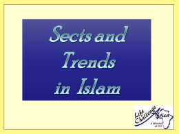 4 Sects And Trends In Islam