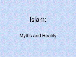Intro to Islam - Mrs. Gilbert`s Site