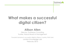 What makes a successful digital citizen?