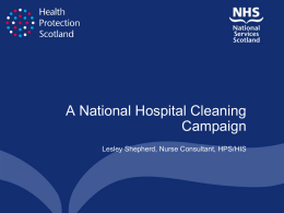 National Hospital Cleaning Campaign