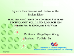 IEEE TRANSACTIONS ON CONTROL SYSTEMS TECHNOLOGY