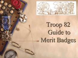 Troop 82 – Merit Badge Overview