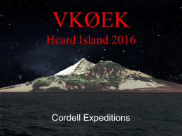 PPT MedRes 7.1 MB - Heard Island Expedition