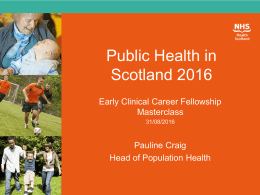 Public Health in Scotland 2016