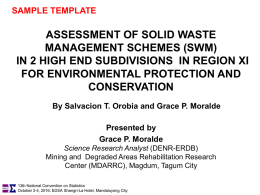 Assessment of Solid Waste Management Schemes