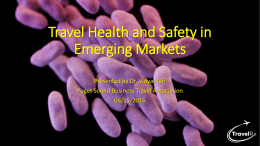 Travel Health and Safety in Emerging Markets