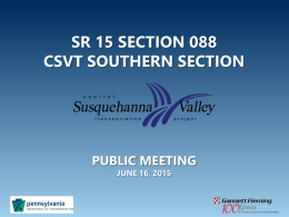 sr 15 section 088 csvt southern section