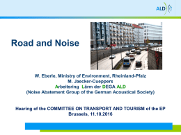 Road and noise