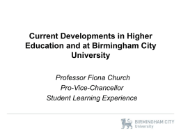 Environmental context - Birmingham City University