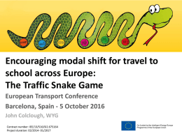 slides - European Transport Conference Past Papers