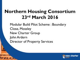 Make up of the team - Northern Housing Consortium