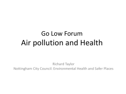 Air pollution and Health