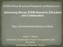 1. Jesse_Njoka STEM conference 28th to 31st May