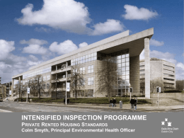 Intensified Inspection Programme