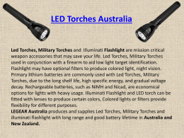Led Torches, Military Torches
