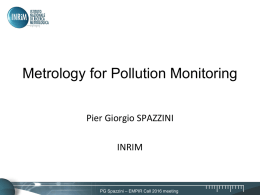 Metrology for Pollution Monitoring