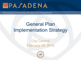 Specific Plans - City of Pasadena