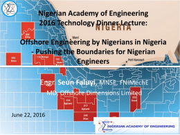 to the file - The Nigerian Academy of Engineering