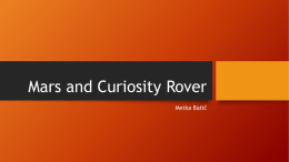 Mars and Curiosity Rover