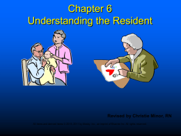Chapter 6 Understanding the Resident