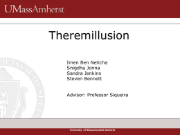 Theremillusion - College of Engineering | UMass Amherst