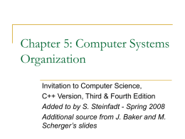 Ch. 5 Slides - Computer Science