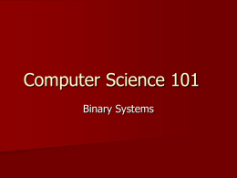 Binary Representations