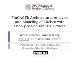 FinCACTI - SPORT Lab - University of Southern California