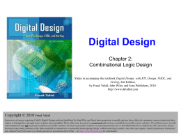 Digital Design - CS Course Webpages