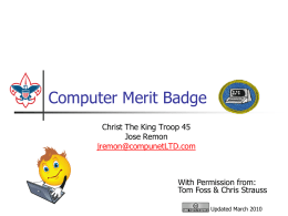 Computer Merit Badge