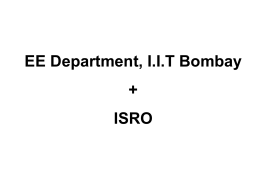 Updated EE+ ISRO  - Dept of EE, IIT Bombay