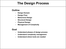 The Design Process - Computer Engineering Group