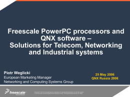 Freescale Corporate Presentation