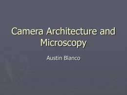 Camera Architecture and You