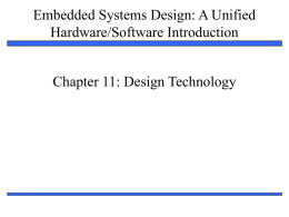 A “short list” of embedded systems