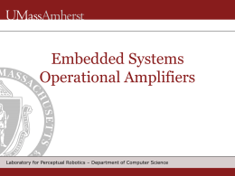 Embedded Systems Analog Electronics