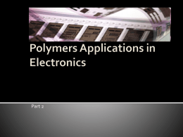 Polymer Electronics