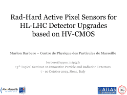 Radiation-hard Active Pixel Sensors for HL