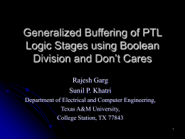 Presentation slides. - Dept. of Electrical and Computer Engineering