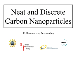 Discrete Carbon Nanoparticles *The Fullerenes