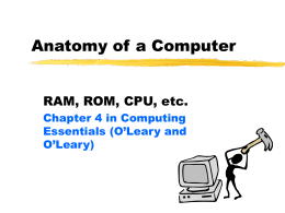 Anatomy of a Computer