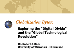 Globalization Bytes - University of Virginia