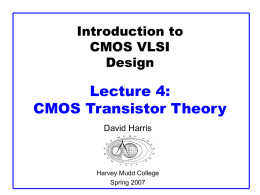 Lecture 4 - Harvey Mudd College
