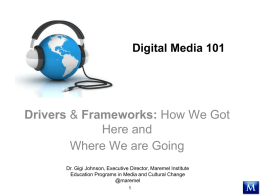 Digital Media 101 - Maremel Institute