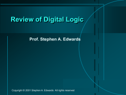 Review of Digital Logic