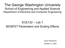 PPT - SEAS - The George Washington University